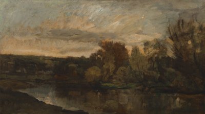Le Bas Meudon (zakręt Sekwany w pobliżu Paryża) autorstwa Paul Huet