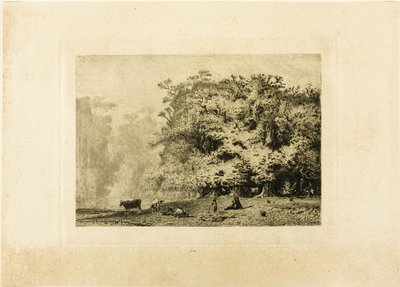 W pobliżu Fontainebleau autorstwa Paul Huet
