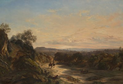 W drodze do Nicei, ok. 1844 r. autorstwa Paul Huet