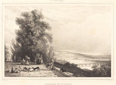 Taras św. Chmury (Terrasse de St. Cloud) autorstwa Paul Huet