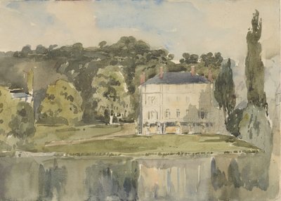 Widok na zamek w Folembray, ca. 1831. autorstwa Paul Huet