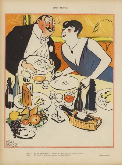 Ilustracja do Le Rire autorstwa Paul Iribe