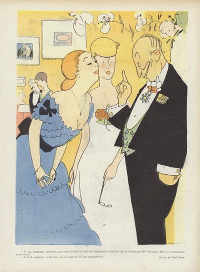 Ilustracja do Le Rire autorstwa Paul Iribe
