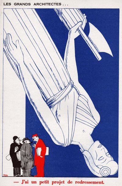 Marianne i Leona Bluma. Mariannę i Leona Blumów. autorstwa Paul Iribe