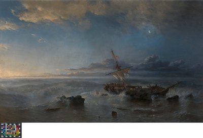 Dzień po katastrofie statku autorstwa Paul Jean Clays