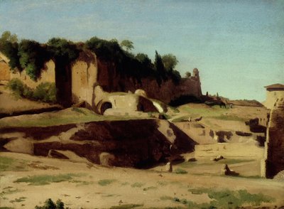 Pałac Cesarski na Palatynie, Rzym autorstwa Paul Jean Flandrin