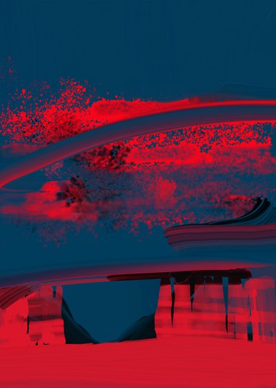 Goorialla, 2023 (sztuka cyfrowa) autorstwa Paul Kempton