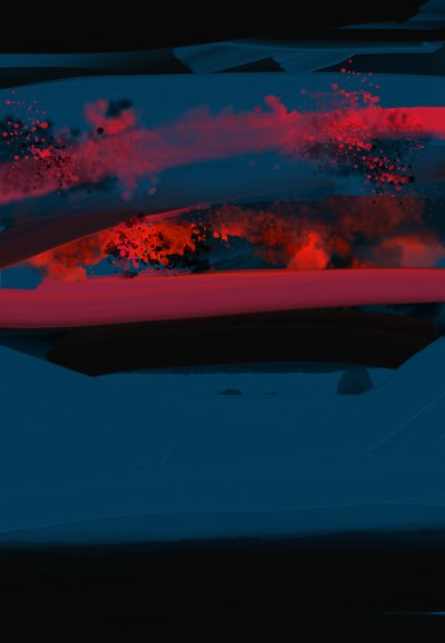 Goorialla II, 2023 (grafika cyfrowa) autorstwa Paul Kempton