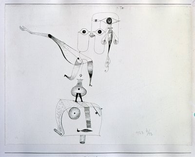 Kaprys równowagi (rysunek, XX wiek) autorstwa Paul Klee