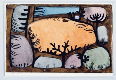 Dzień w lesie autorstwa Paul Klee