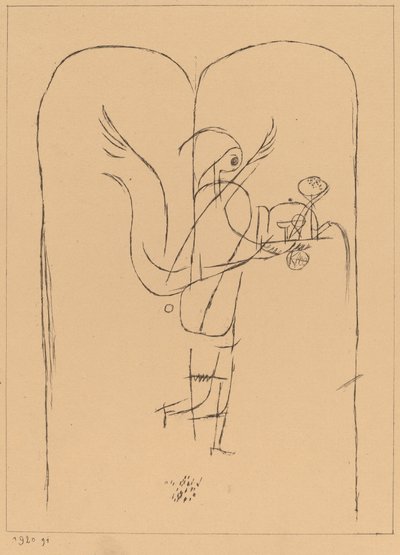 Geniusz serwuje małe śniadanie autorstwa Paul Klee
