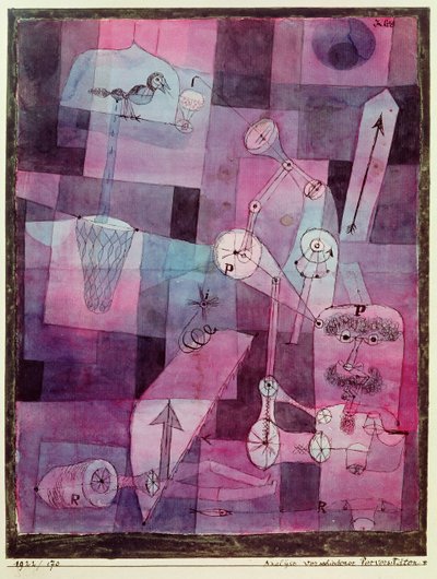 Analiza różnych perwersji autorstwa Paul Klee