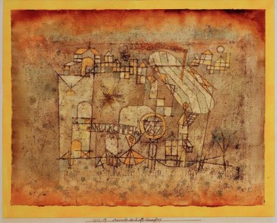 Przybycie powietrza=parownika autorstwa Paul Klee
