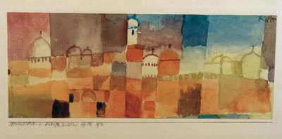 Widok na Kairuan autorstwa Paul Klee