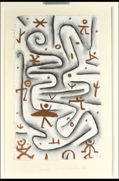 Obszar Wysokich Nastrojów; Gelande des Ubermutes autorstwa Paul Klee