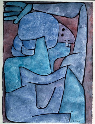 Mulher caluniadora - Paintingpolish autorstwa Paul Klee