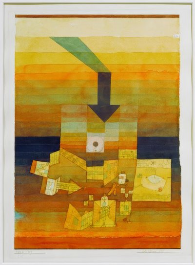 Miejsce dotknięte autorstwa Paul Klee