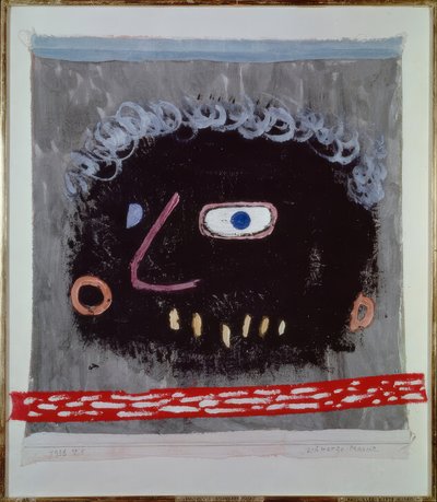 Czarna maska autorstwa Paul Klee