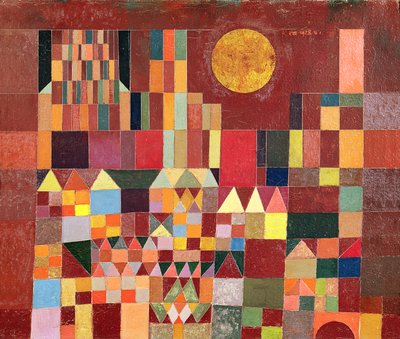Zamek i słońce autorstwa Paul Klee