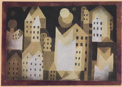 Zimne Miasto autorstwa Paul Klee