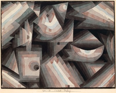 Gradacja kryształów, 1921. autorstwa Paul Klee