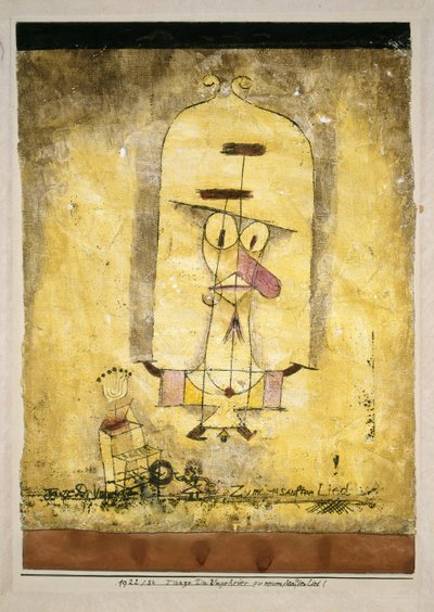 Dance You Monster do mojej miękkiej piosenki!, 1922. autorstwa Paul Klee