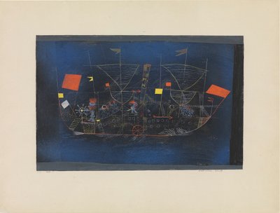 Statek przygody, 1927. autorstwa Paul Klee