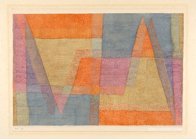 Das Licht und die Schärfen La lumière et les arêtes, 1935. autorstwa Paul Klee