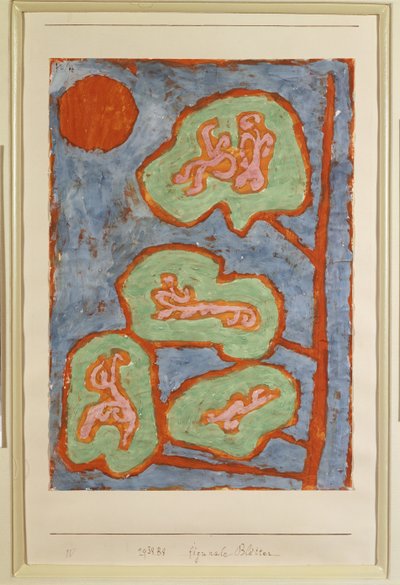 Verniz Figurativo Folhas autorstwa Paul Klee