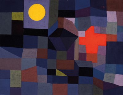 Ogień w pełni księżyca autorstwa Paul Klee