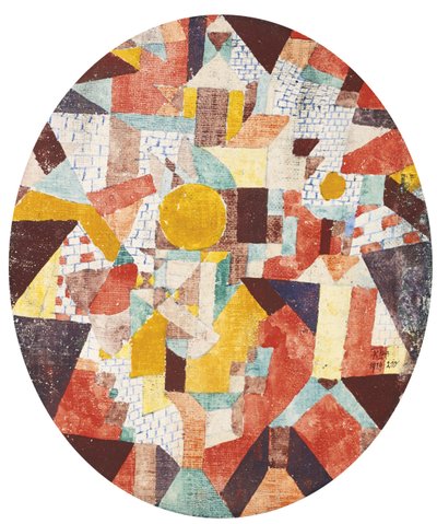 Księżyc w pełni w ścianach autorstwa Paul Klee
