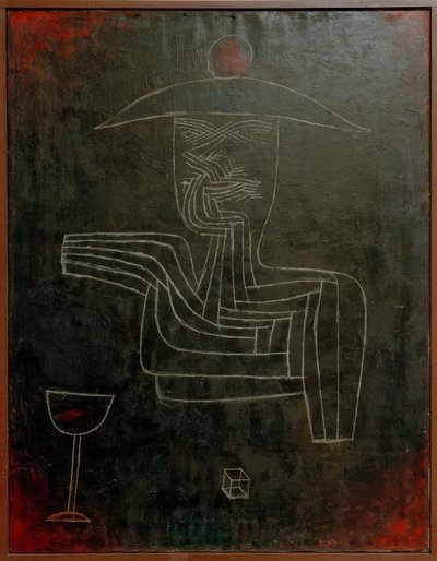 Duch z winem i zabawą autorstwa Paul Klee