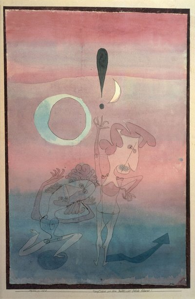 Główna scena z baletu Fałszywa przysięga, 1922. autorstwa Paul Klee