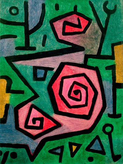 Heroiczne róże autorstwa Paul Klee