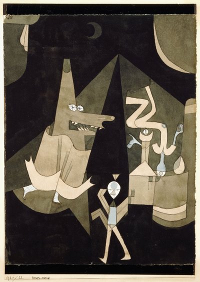 Szesnastkowa scena autorstwa Paul Klee