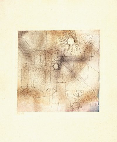 Dom w słońcu autorstwa Paul Klee