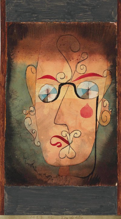 Dziwna staruszka z komiksów, 1923. autorstwa Paul Klee