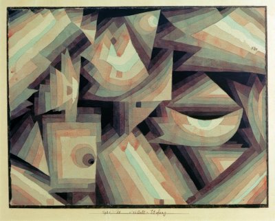 Gradacja kryształów autorstwa Paul Klee