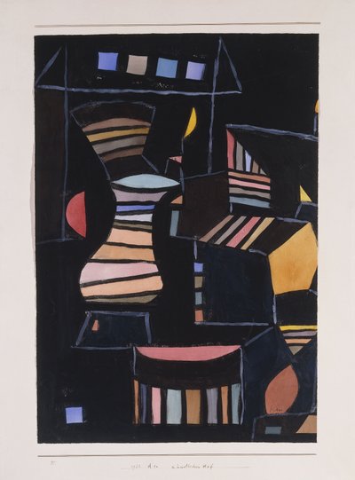 Sztuczny dziedziniec autorstwa Paul Klee
