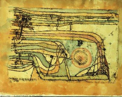 Krajobraz w Pankentonie autorstwa Paul Klee