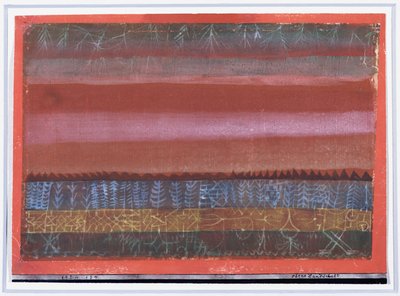 Warstwowy krajobraz autorstwa Paul Klee