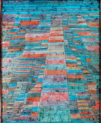 Główna droga i boczne drogi Obraz Paula Klee (1879-1940) 1929 Nd. 83x67 cm Kolonia, Muzeum Ludwig autorstwa Paul Klee