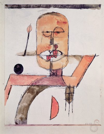 Człowiek jest ustami Pana autorstwa Paul Klee