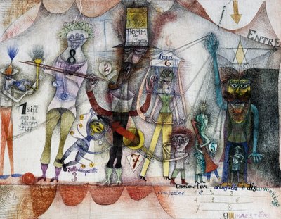 Muzyka na targach autorstwa Paul Klee