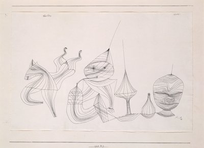 wydźwięk; Oberton autorstwa Paul Klee