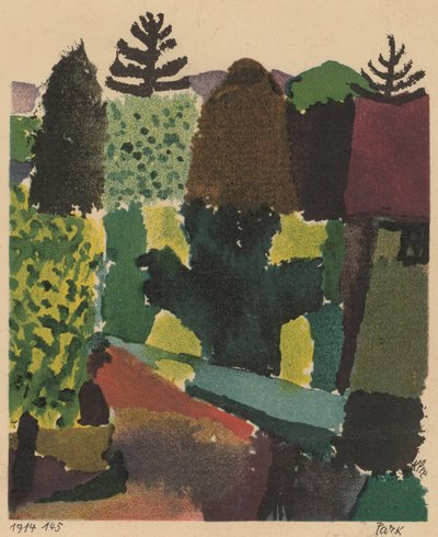 Park, 1920. autorstwa Paul Klee