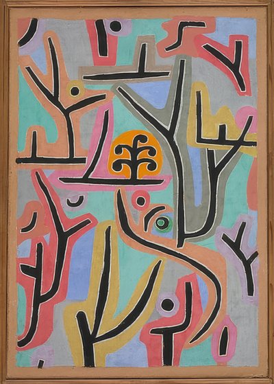 park został zablokowany przez L U. 1938, 129 (J 9) autorstwa Paul Klee