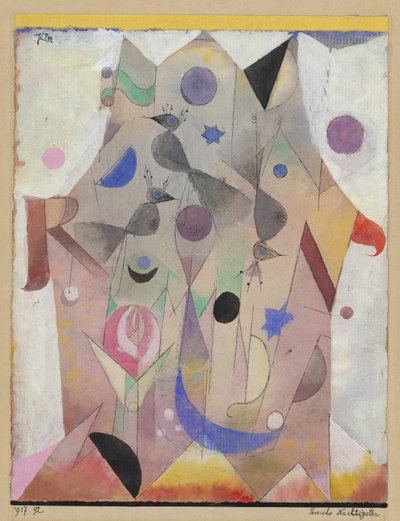 Słowiki perskie (słowiki perskie) autorstwa Paul Klee