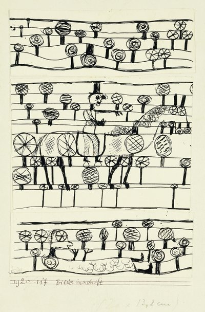 piktografia; Napis na zdjęciach autorstwa Paul Klee