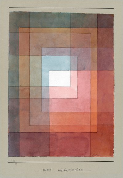 Polifoniczna biel (Blanc polyphoniquement serti) autorstwa Paul Klee
